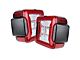 Quake LED Tempest Redout LED Tail Lights; Red Housing; Red Lens (18-24 Jeep Wrangler JL)