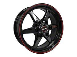 Race Star 93 Truck Star Gloss Black 6-Lug Wheel; Front Only; 17x4.5; -25.4mm Offset (05-15 Tacoma)