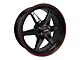 Race Star 93 Truck Star Gloss Black 6-Lug Wheel; Front Only; 17x4.5; -25.4mm Offset (10-24 4Runner)