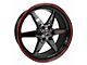 Race Star 93 Truck Star Gloss Black 6-Lug Wheel; Front Only; 17x7; 0mm Offset (2024 Tacoma)