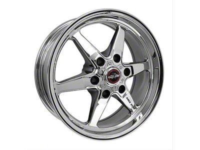 Race Star 93 Truck Star Chrome 6-Lug Wheel; Front Only; 17x4.5; -25.4mm Offset (03-09 4Runner)