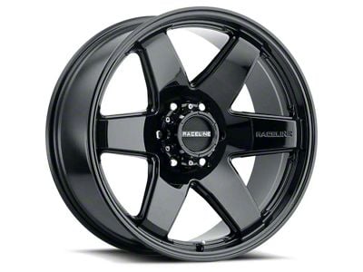 Raceline Addict Gloss Black 6-Lug Wheel; 18x9; -12mm Offset (03-09 4Runner)