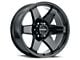 Raceline Addict Gloss Black 6-Lug Wheel; 18x9; -12mm Offset (03-09 4Runner)