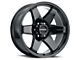 Raceline Addict Gloss Black 6-Lug Wheel; 18x9; 12mm Offset (03-09 4Runner)