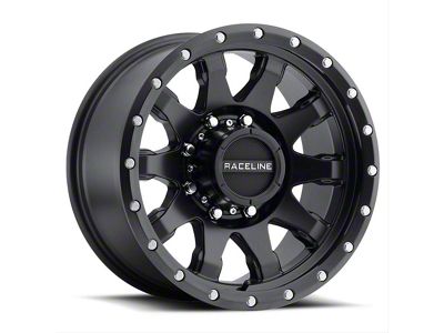 Raceline Clutch Matte Black 6-Lug Wheel; 20x9; 18mm Offset (03-09 4Runner)