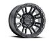 Raceline Compass Satin Black 6-Lug Wheel; 18x9; -12mm Offset (04-15 Titan)