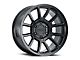 Raceline Gauge Satin Black 6-Lug Wheel; 18x9; -12mm Offset (04-15 Titan)