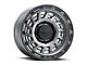 Raceline Halo Gunmetal with Black Ring 6-Lug Wheel; 18x9; -12mm Offset (04-15 Titan)