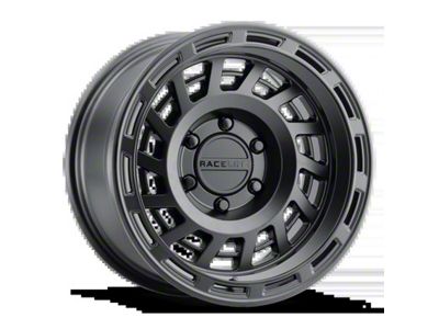 Raceline Halo Satin Black 6-Lug Wheel; 18x9; -12mm Offset (04-15 Titan)