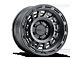 Raceline Halo Satin Black 6-Lug Wheel; 18x9; -12mm Offset (04-15 Titan)