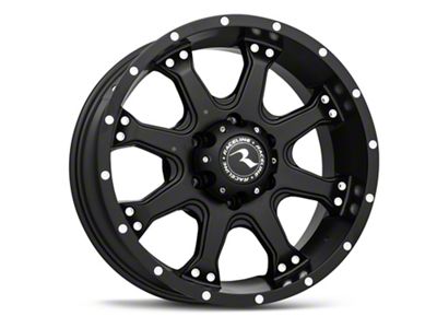 Raceline Injector Black 6-Lug Wheel; 20x9; -12mm Offset (04-15 Titan)