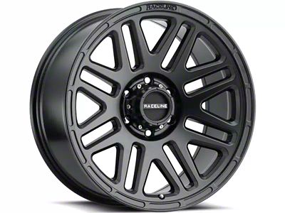 Raceline Outlander Gloss Black 6-Lug Wheel; 18x9; -12mm Offset (04-15 Titan)