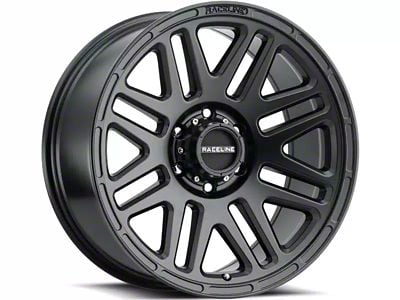 Raceline Outlander Gloss Black 6-Lug Wheel; 20x9; -12mm Offset (04-15 Titan)