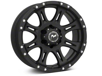 Raceline Raptor Black 6-Lug Wheel; 18x9; 25mm Offset (04-15 Titan)