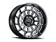 Raceline Warp Gloss Black Machined 6-Lug Wheel; 20x10; -19mm Offset (04-15 Titan)