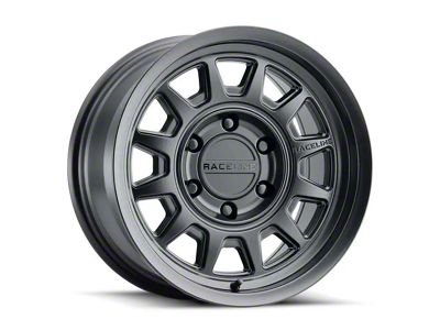 Raceline Aero Satin Black 6-Lug Wheel; 17x9; -12mm Offset (05-15 Tacoma)