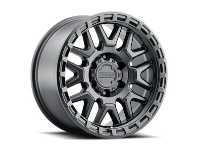 Raceline Krank Satin Black 6-Lug Wheel; 17x9; -12mm Offset (05-15 Tacoma)