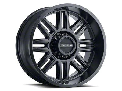 Raceline Split Satin Black 6-Lug Wheel; 20x9; 18mm Offset (05-15 Tacoma)