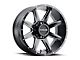 Raceline Stryker Satin Black Milled 6-Lug Wheel; 20x10; -19mm Offset (05-15 Tacoma)