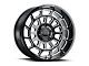 Raceline Warp Gloss Black Machined 6-Lug Wheel; 20x9; 18mm Offset (05-15 Tacoma)