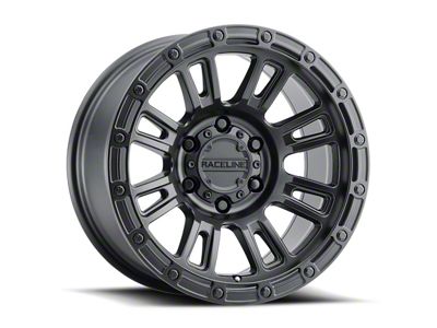 Raceline Compass Satin Black 5-Lug Wheel; 18x9; 18mm Offset (07-13 Tundra)