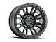 Raceline Compass Satin Black 6-Lug Wheel; 17x8.5; 0mm Offset (10-24 4Runner)