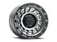 Raceline Halo Gunmetal with Black Ring 6-Lug Wheel; 18x9; 18mm Offset (10-24 4Runner)