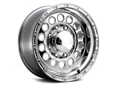 Raceline Rock Crusher Polished 6-Lug Wheel; 17x9; 0mm Offset (10-24 4Runner)