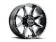 Raceline Stryker Satin Black Milled 6-Lug Wheel; 20x9; 18mm Offset (10-24 4Runner)