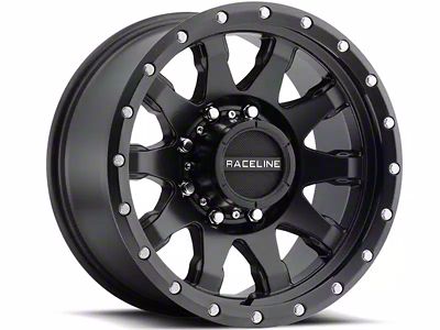 Raceline Clutch Matte Black 6-Lug Wheel; 20x10; -19mm Offset (2024 Tacoma)