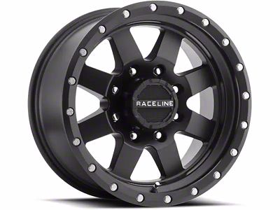 Raceline Defender Gloss Black 6-Lug Wheel; 18x9; -12mm Offset (2024 Tacoma)