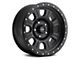 Raceline Monster Satin Black 6-Lug Wheel; 17x9; -12mm Offset (2024 Tacoma)
