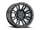 Raceline Compass Satin Black 6-Lug Wheel; 17x8.5; 0mm Offset (03-09 4Runner)