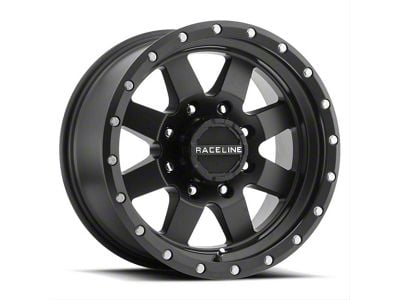 Raceline Defender Gloss Black 6-Lug Wheel; 18x9; 18mm Offset (10-24 4Runner)