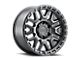 Raceline Krank Satin Black 6-Lug Wheel; 17x9; -12mm Offset (03-09 4Runner)