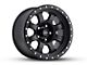 Raceline SL Avenger Black Wheel; 17x9; -12mm Offset (07-18 Jeep Wrangler JK)