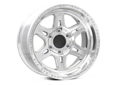 Raceline 886 Renegade Polished 6-Lug Wheel; 17x9; 6mm Offset (22-24 Bronco Raptor)