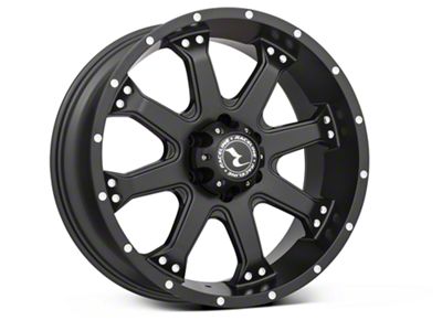 Raceline Assault Black 6-Lug Wheel; 20x9; 25mm Offset (22-24 Bronco Raptor)