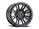 Raceline Compass Satin Black 6-Lug Wheel; 18x9; -12mm Offset (21-24 Bronco, Excluding Raptor)