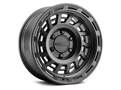 Raceline Halo Satin Black 6-Lug Wheel; 17x8.5; 0mm Offset (22-24 Bronco Raptor)