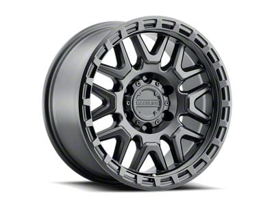 Raceline Krank Satin Black 6-Lug Wheel; 17x9; -12mm Offset (21-25 Bronco, Excluding Raptor)