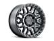 Raceline Krank Satin Black 6-Lug Wheel; 18x9; 18mm Offset (21-24 Bronco, Excluding Raptor)