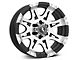 Raceline Raptor Black Machined 6-Lug Wheel; 17x9; 6mm Offset (22-24 Bronco Raptor)