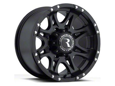 Raceline Raptor Gloss Black 6-Lug Wheel; 20x9; 20mm Offset (21-24 Bronco, Excluding Raptor)