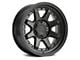 Raceline Scout Satin Black 6-Lug Wheel; 17x9; -12mm Offset (21-24 Bronco, Excluding Raptor)