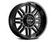 Raceline Split Satin Black 6-Lug Wheel; 18x9; 18mm Offset (22-24 Bronco Raptor)