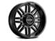 Raceline Split Satin Black 6-Lug Wheel; 20x10; -19mm Offset (22-24 Bronco Raptor)