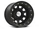 Raceline 54M Daytona Matte Black Wheel; 15x10; -44mm Offset (84-01 Jeep Cherokee XJ)