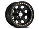 Raceline Competition True Beadlock Rock 8 Black Wheel; 15x10 (84-01 Jeep Cherokee XJ)