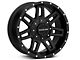 Raceline Injector Black Wheel; 17x8.5; 18mm Offset (84-01 Jeep Cherokee XJ)